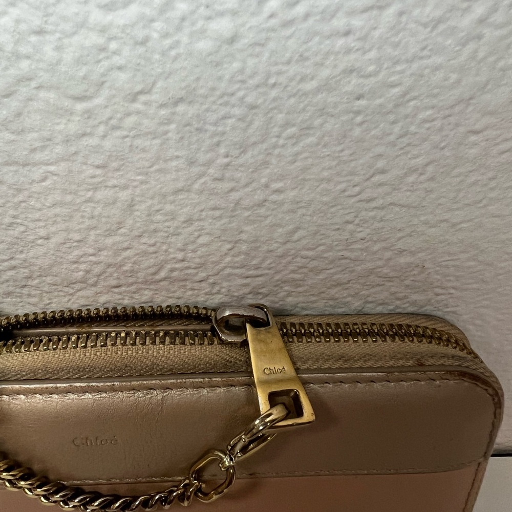 **SOLD** CHLOE TriColor with Chain Zip Wallet - Picture 2 of 16